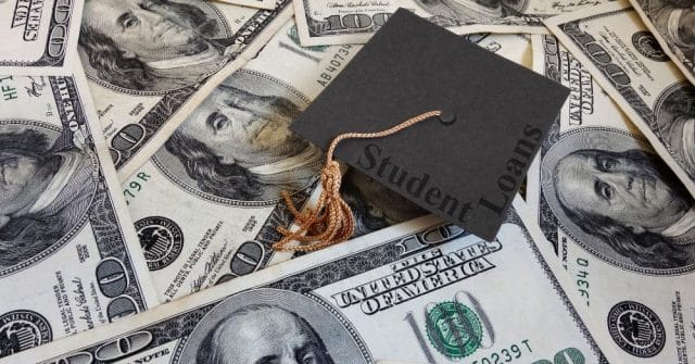 professional help for student loans cap and money